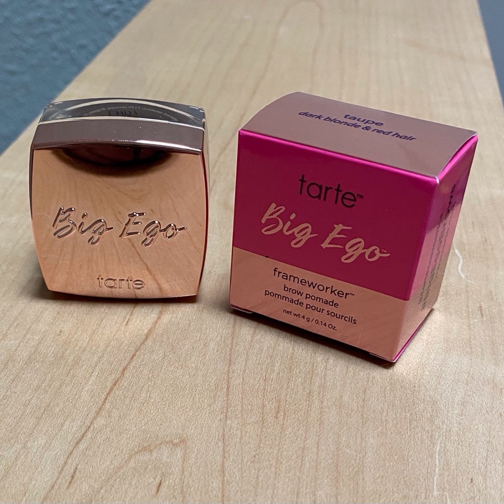 NEW Tarte Big Ego Frameworker Brow Pomade for Dark Blond & Red Hair!